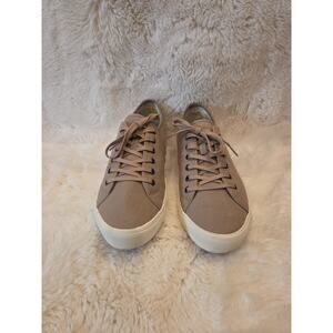Seavees Sneaker Mens 10.5 Tan Canvas Standard Casual Low Monterey Shoe